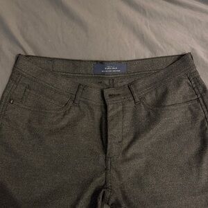 Banana Republic Dark Gray Textured Trousers